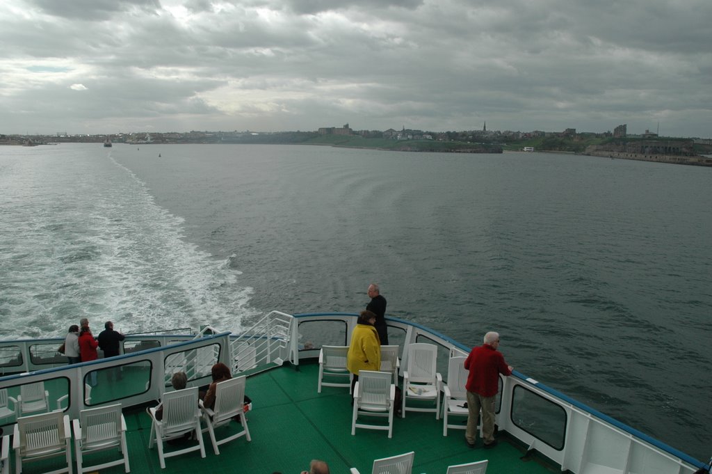 Departing Newcastle bound for Stavanger & Gothenburg, 2006 by eurobahn