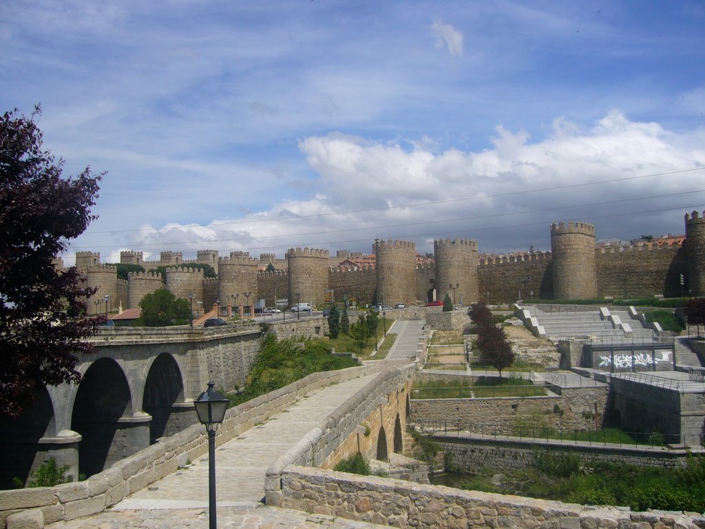 Avila walls and roman bridge by MNEVOT