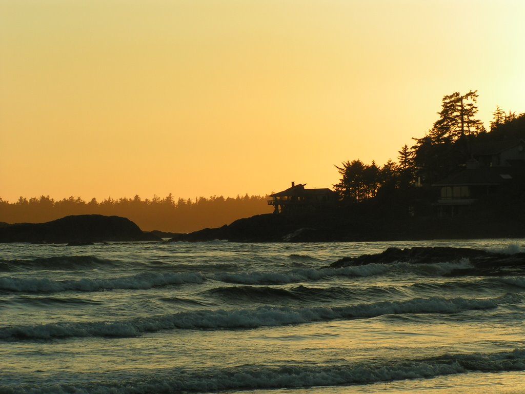 Sunset at Chesterman Beach by David Rooney