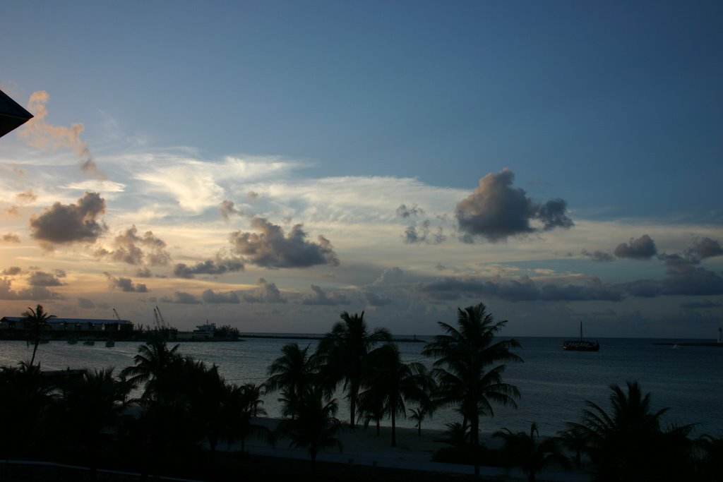 Viking Long (cruise) boat entering Nassau Harbor by Owen Smith