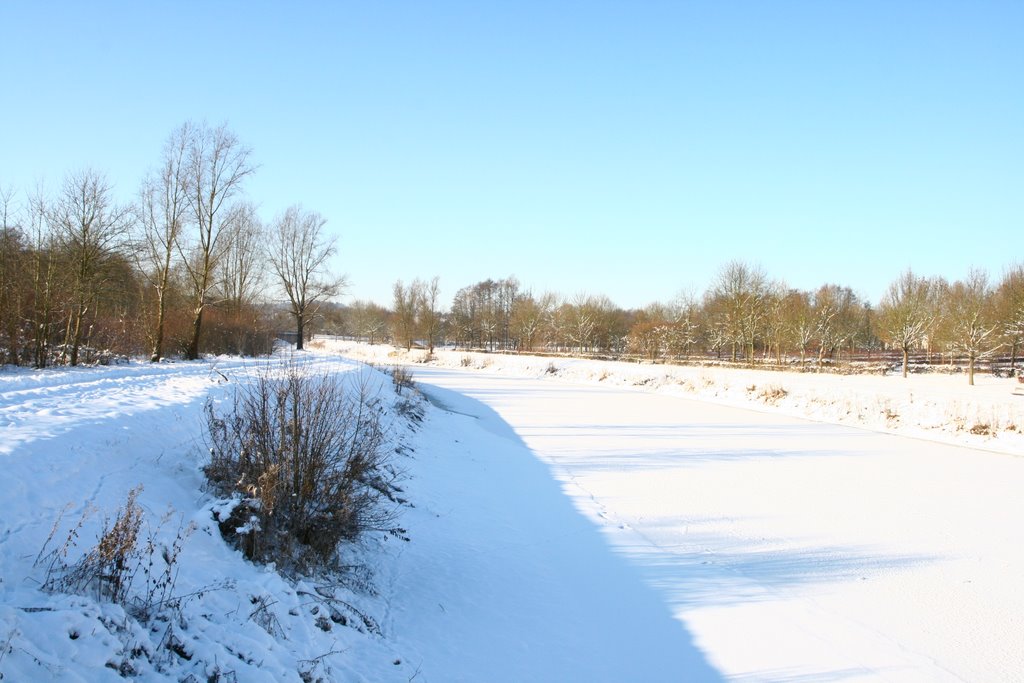 Schiedersee im Winter by Ruediger Landwehr