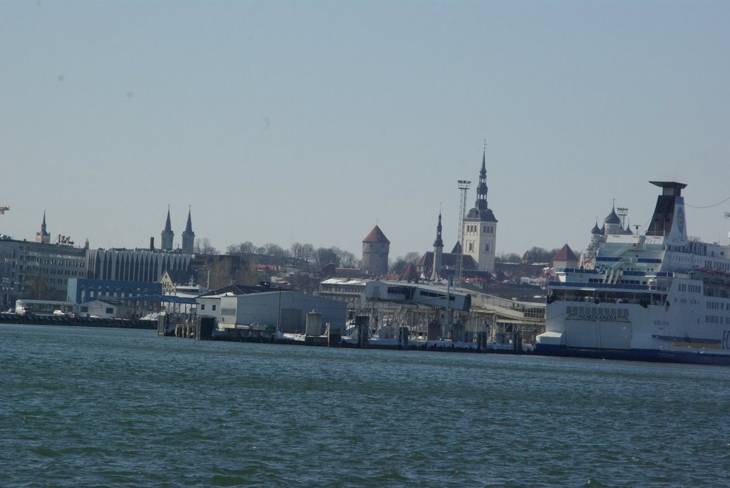 Tallinn, view from harbour by Madis Veskimeister