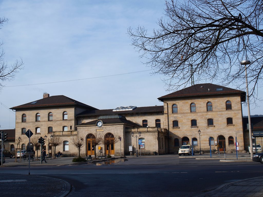 Der Bahnhof von Lichtenfels by Holger Jakob