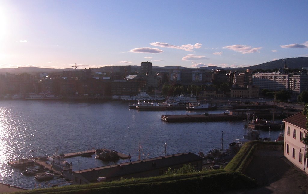 Aker Brygge from Akershus by David Goddard