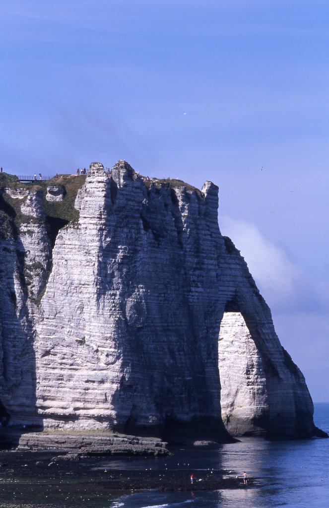 Etretat, la falaise d'aval by Jean-Marc SILVESTRE