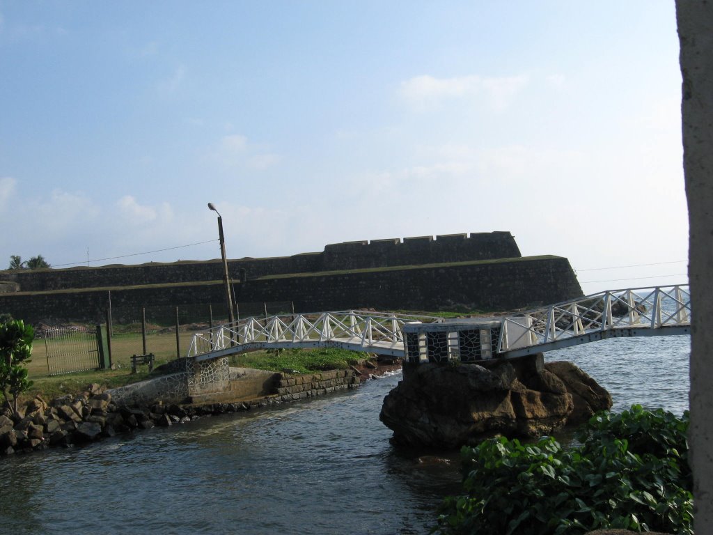 Butterfly bridge and Galle Fort by vinodm