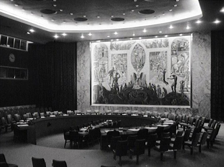 New York - la grande salle de l'ONU by Carré