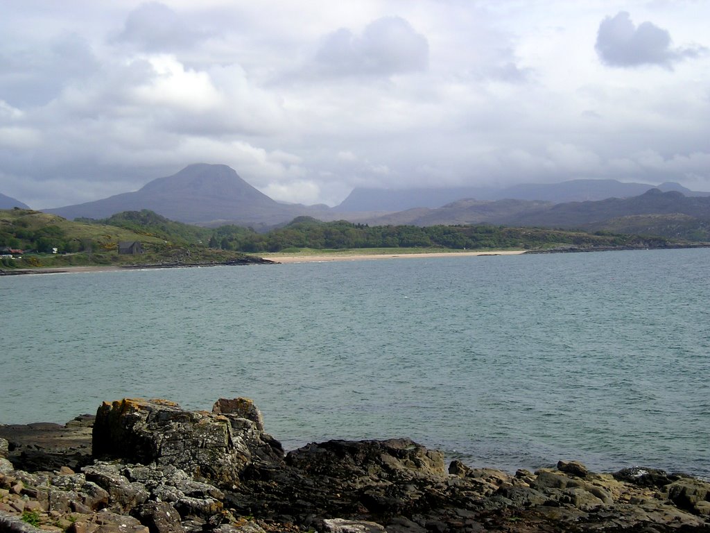 Gairloch Bay from Strath by alan drury