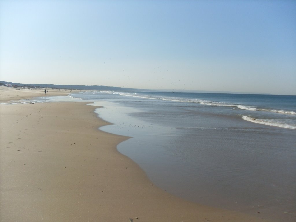 Ocean Atlantycki w Costa de Caparica by przemyslaw.szymanek