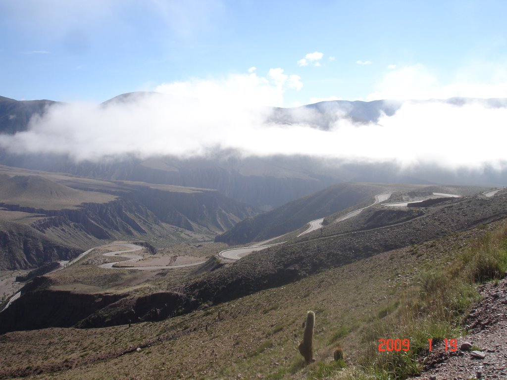 A beleza da subida da Cuesta de Lipan na Cordilheira dos Andes - Argentina by Fritz Follmer