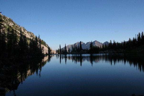 Red Pine Lake at Sunrise by bcurtis