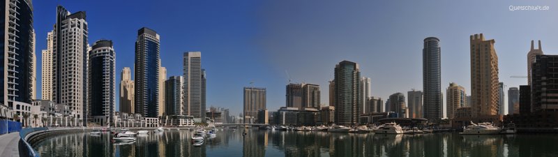 Panorama of Dubai Marina by VerticalDubai.com