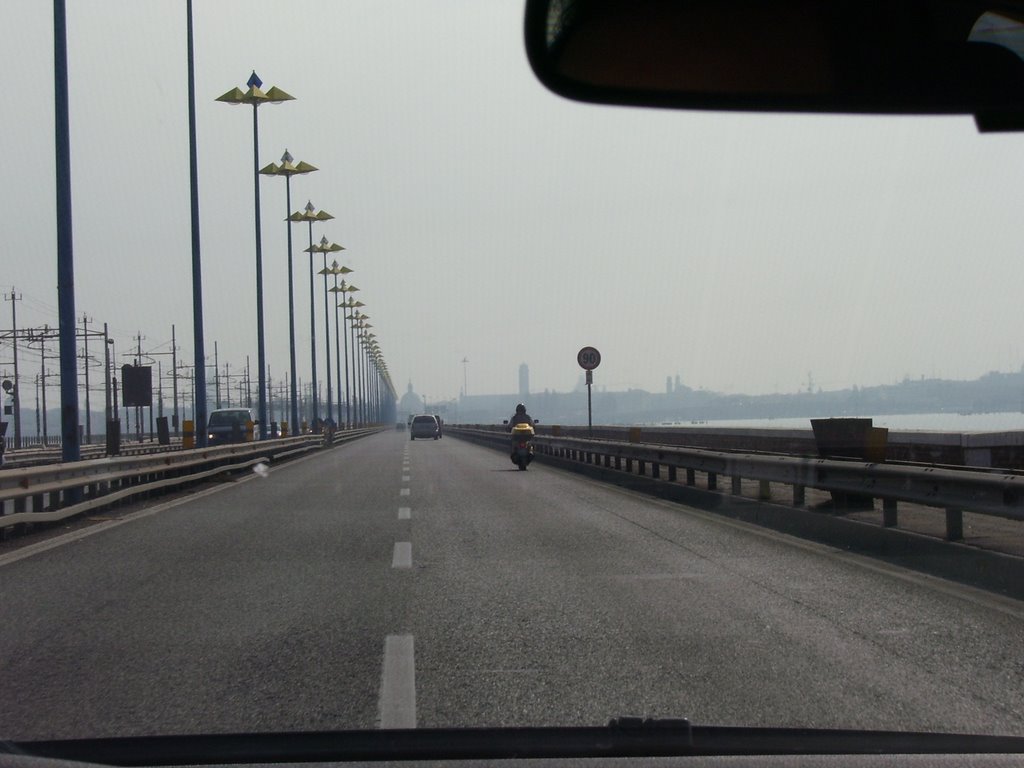 Ponte della Libertá, on the way to Venice by Photograph123