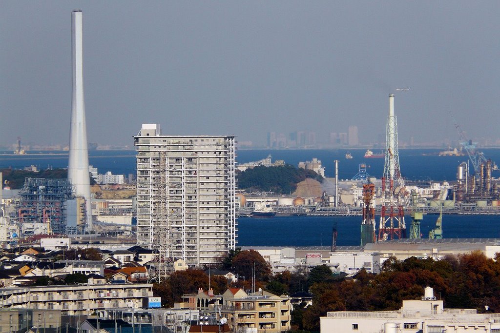 磯子・根岸の臨海工業地帯(Isogo - Negishi Seaside Industrial Zone)) by ajkys-ge