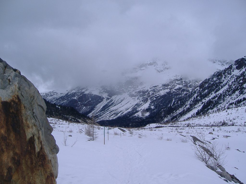 Morteratsch, Blick zurück (April 2008) by speedy17