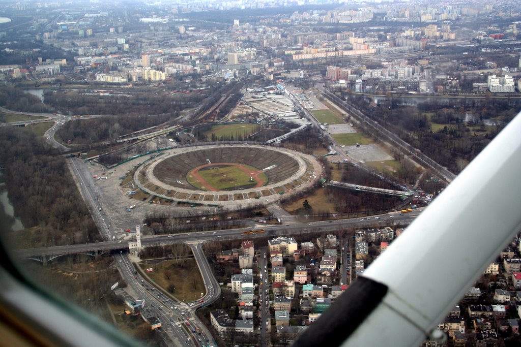 Warszawa z lotu ptaka by Laudun