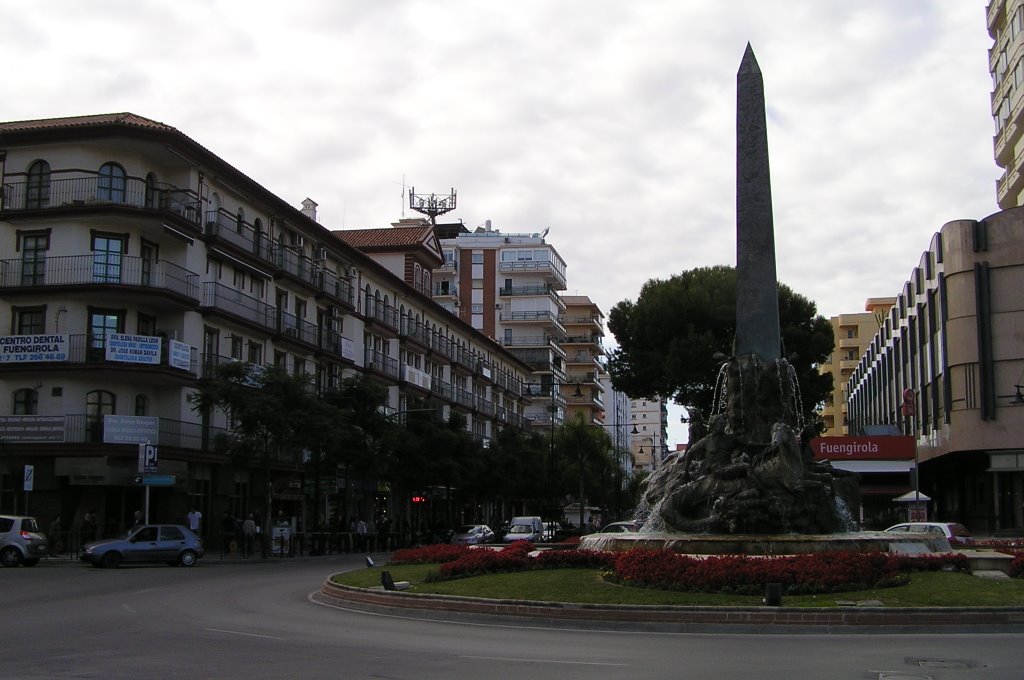 Fuengirola, roundabout near metro station by Ghjenk