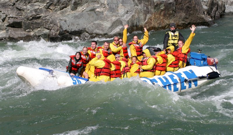 Motor rafting - Witches Cauldren Rapid! by Jon McDermid