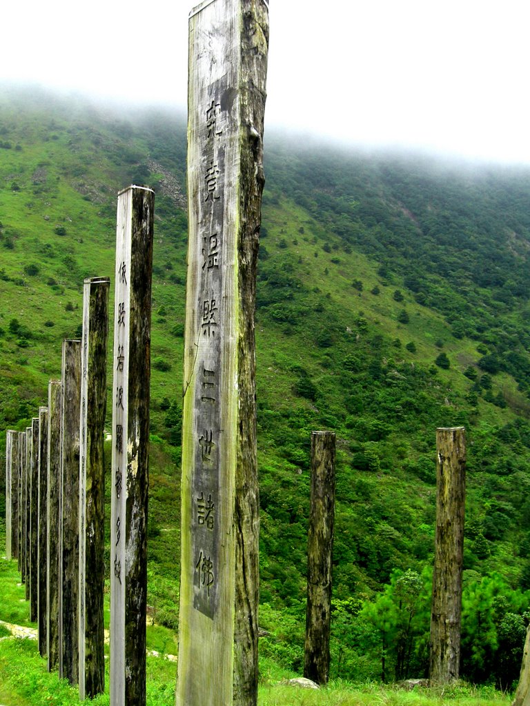 Wisdom Path, Lantau Peak, Lantau Island, Hong Kong by tenchuam