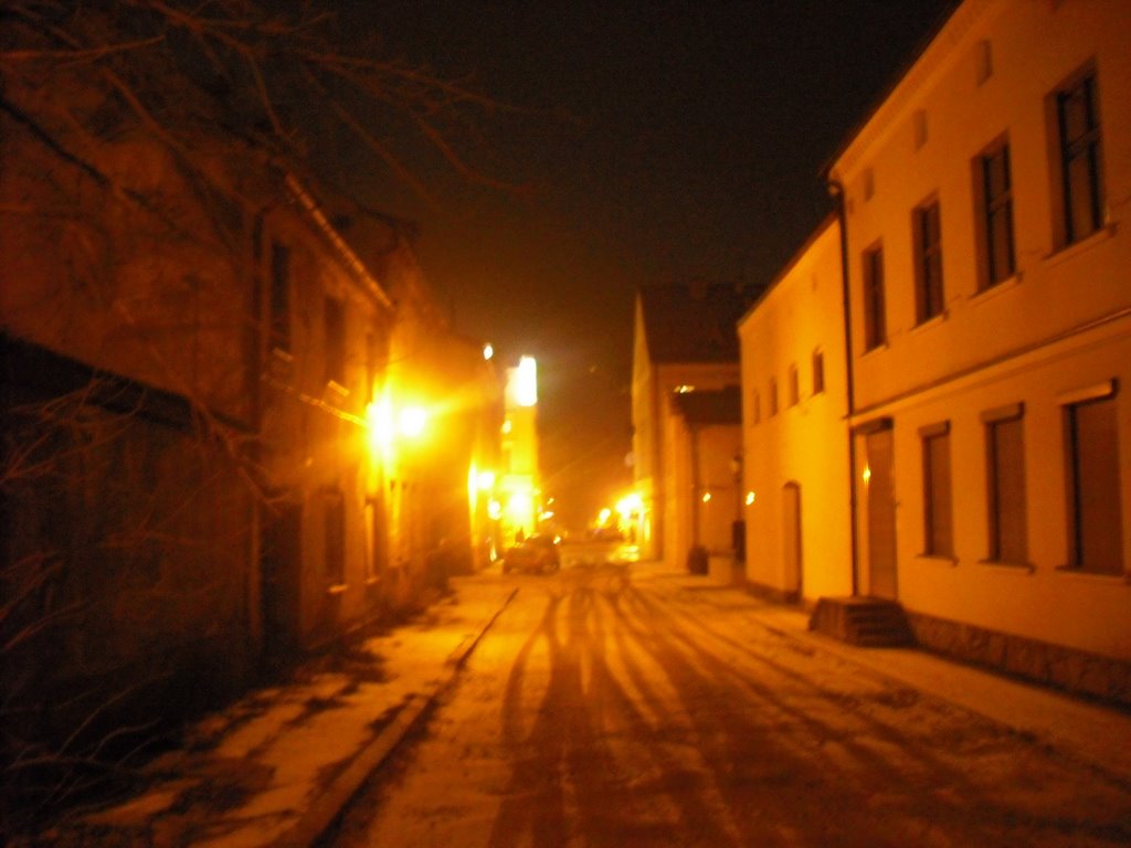 Klaipėda (クライペダ), Lithuania (リトアニア), European Union (欧州連合). 2009-02-05, evening ca 7-9 p.m. by Tomaskla