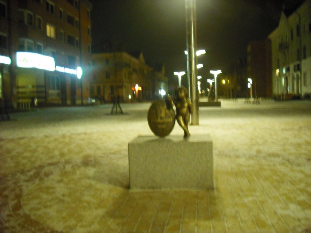 Klaipėda (クライペダ), Lithuania (リトアニア), European Union (欧州連合). 2009-02-05, evening ca 7-9 p.m. by Tomaskla