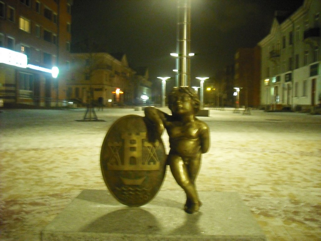 Klaipėda (クライペダ), Lithuania (リトアニア), European Union (欧州連合). 2009-02-05, evening ca 7-9 p.m. by Tomaskla