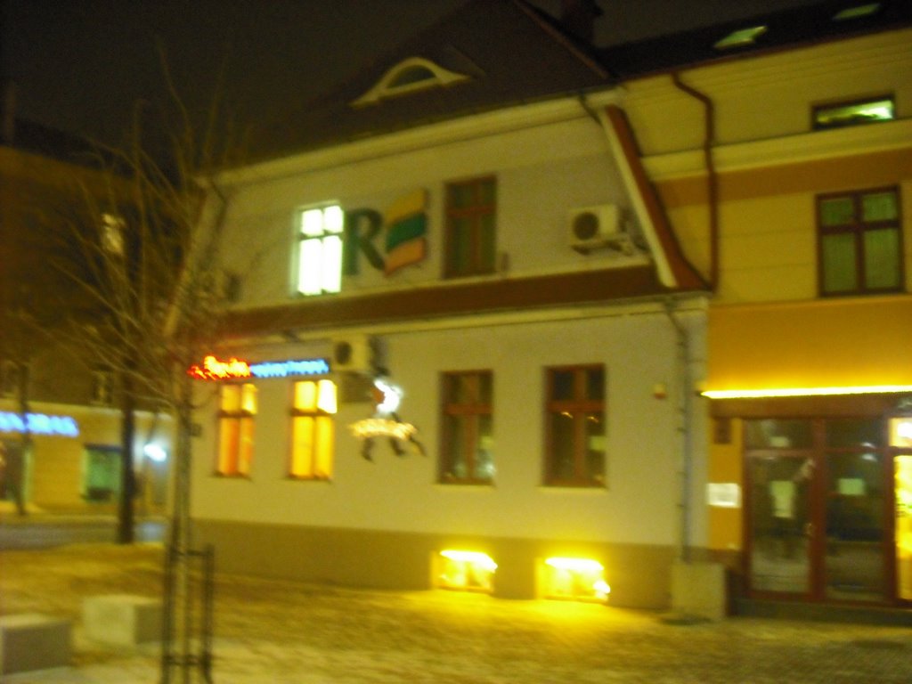 Klaipėda (クライペダ), Lithuania (リトアニア), European Union (欧州連合). 2009-02-05, evening ca 7-9 p.m. by Tomaskla