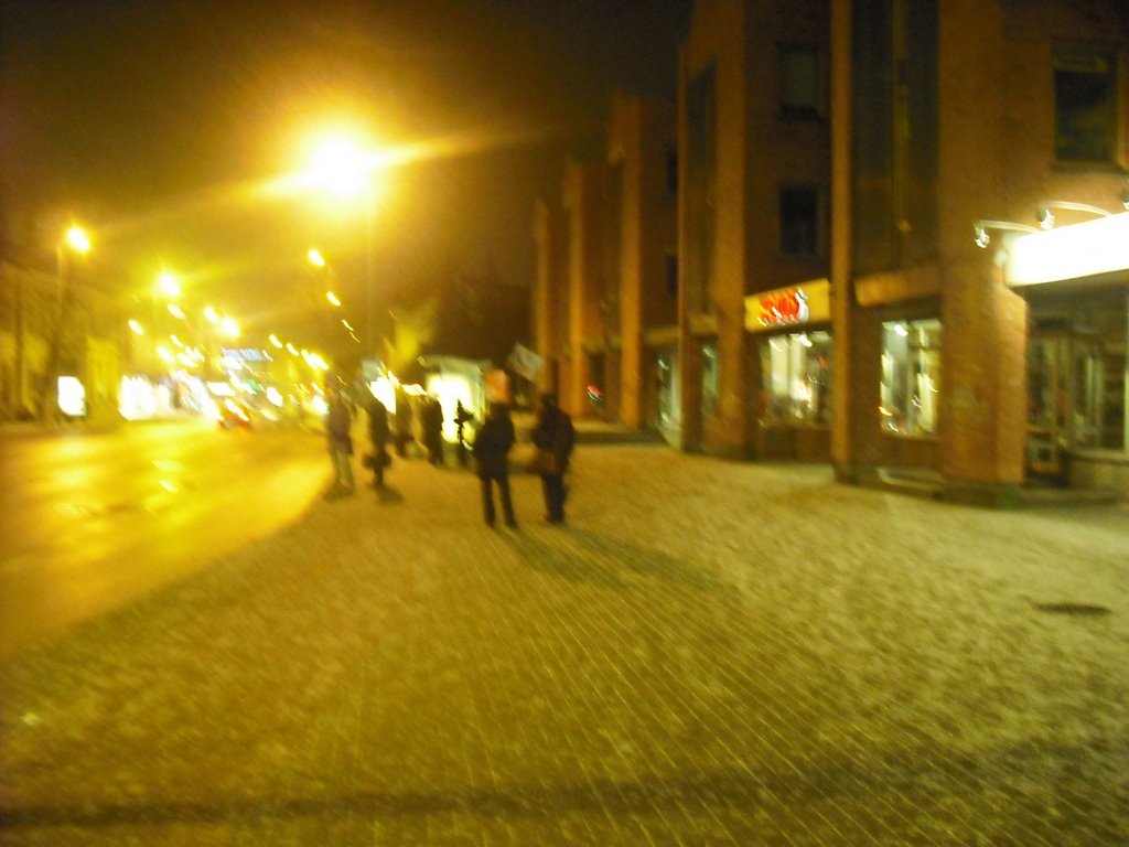 Klaipėda (クライペダ), Lithuania (リトアニア), European Union (欧州連合). 2009-02-05, evening ca 7-9 p.m. by Tomaskla