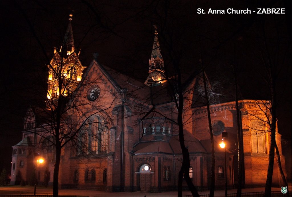 St. Anna Church - by night by parus