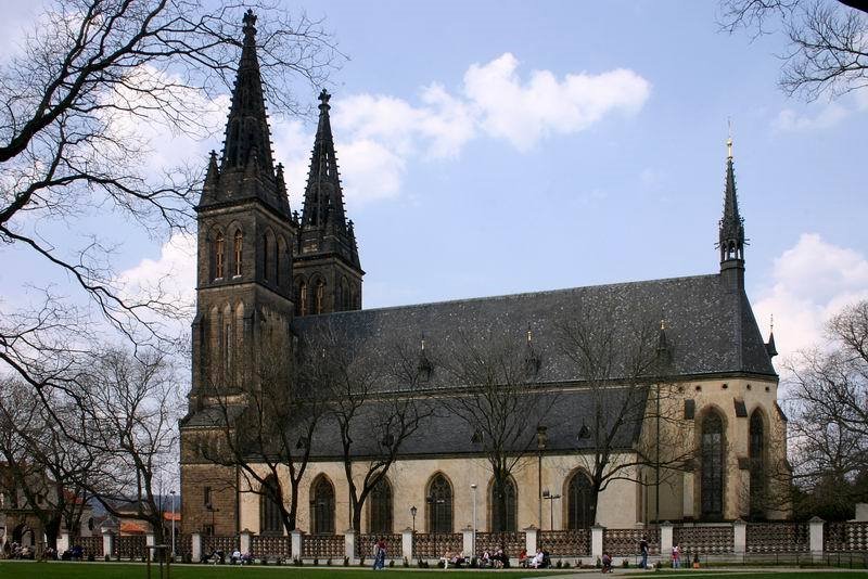 Czech, Prague, Vyshegrad, Church of St. Peter and Paul by Arty Sandler