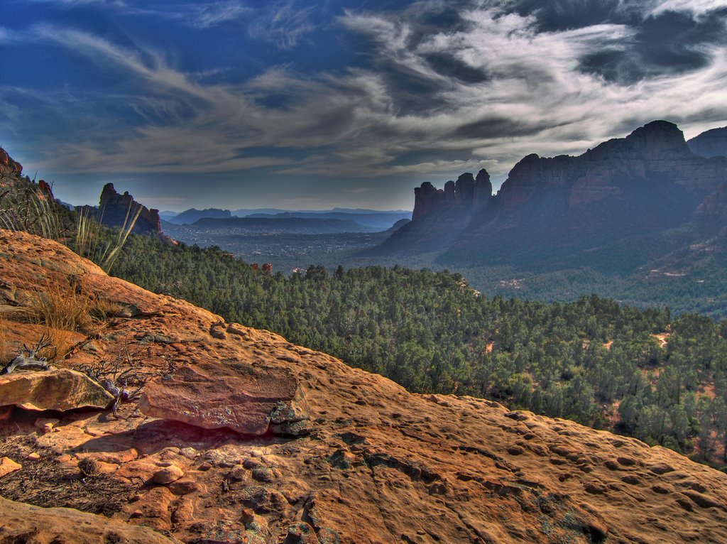 Brins Mesa Trail (HDR) by Deborah Lee Soltesz