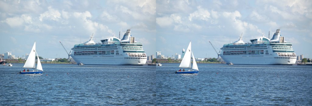 Norfolk Harbor scene X3D by Virginia Keith