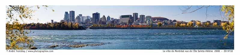 La ville de Montréal vue de l'Île Sainte-Hélène by André Tremblay