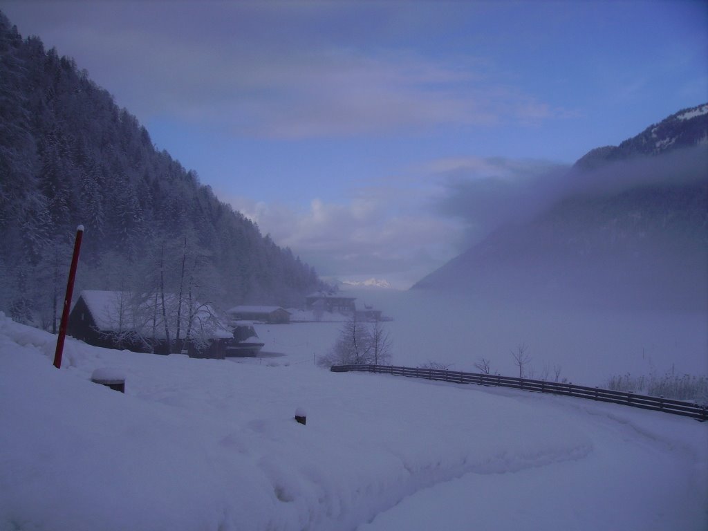 Weisensee im Schnee u.Nebel, by sonnbichl