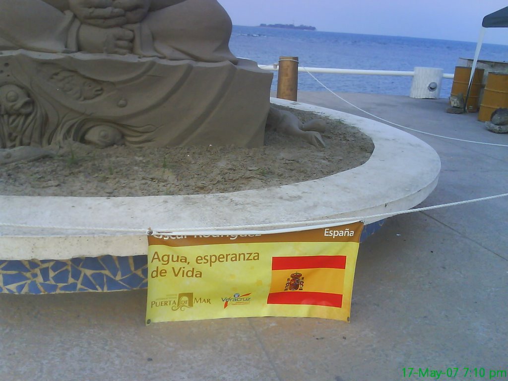 Escultura de arena en el boulevard de Veracruz by qq qq