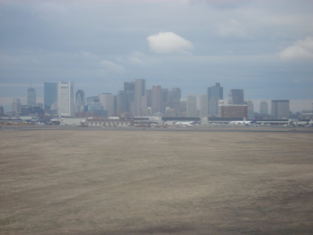 Boston Skyline seen from Logan Airport by jrcj41