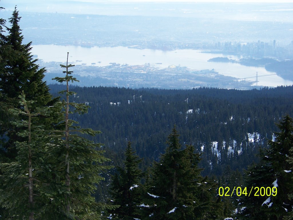 Burrard Inlet and Metro Vancouver by Wester