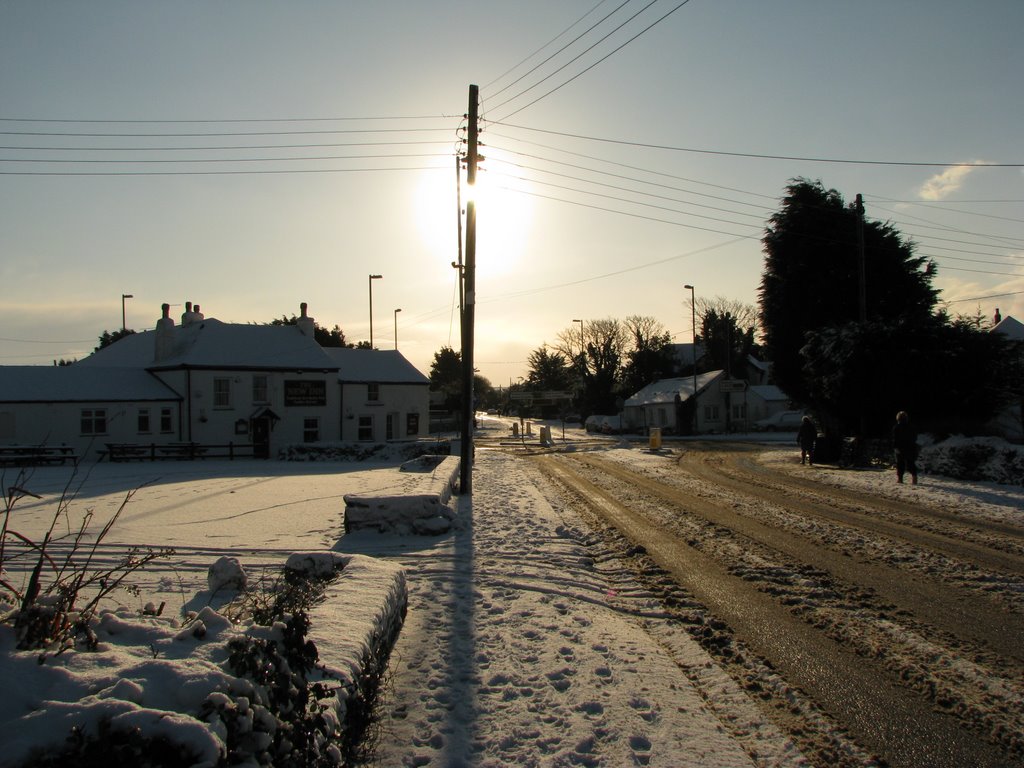 Sun & snow by Phil Innes