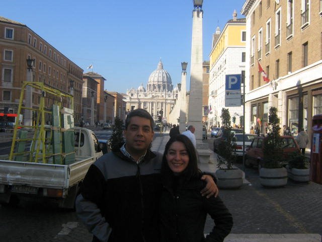 Caroll y Jorge en el Vaticano by jorgepizarro