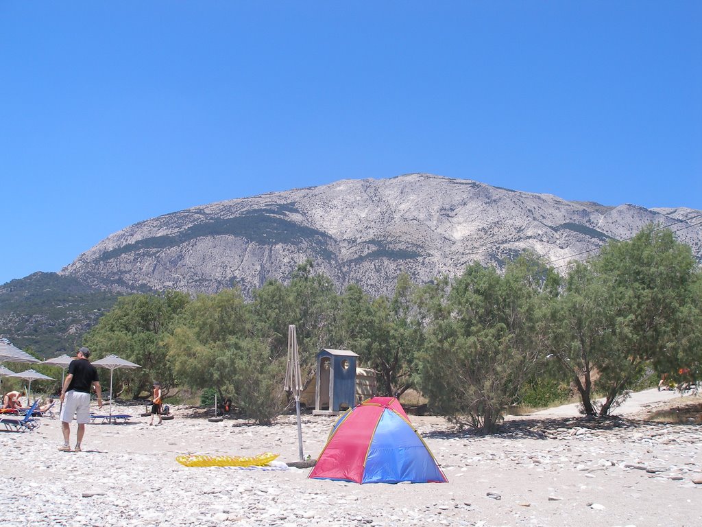 View of Mount Kerkis from Votsalakia Beach by Nicklas_K