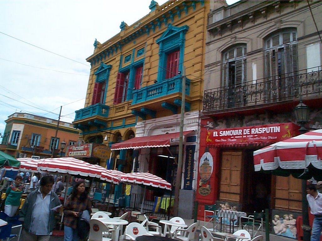 Caminito en La Boca, Capital Federal, Argentina by Horacio Arevalo