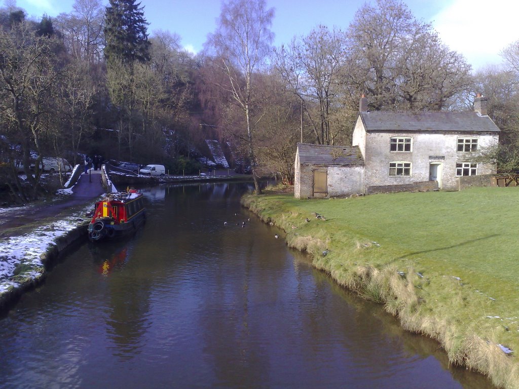 Canal at Consall Forge by bramblebushbay