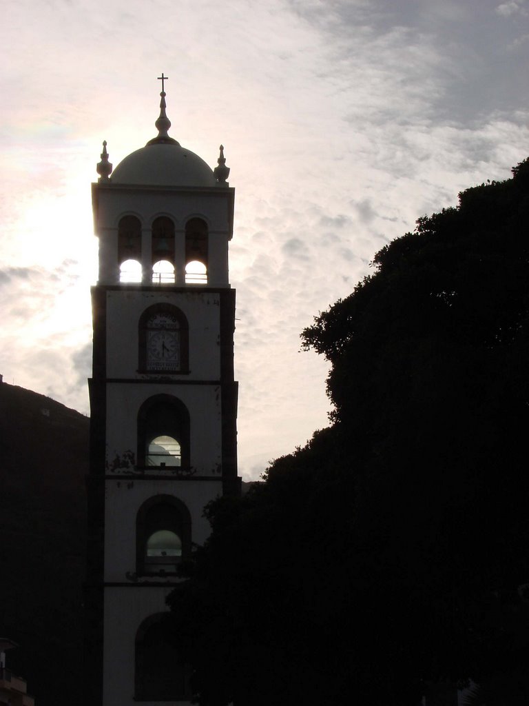 Church of Garachico at sunset by Christof Verboven