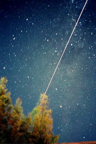 International Space Station traverses the Southern Cross over Mrs B's, Ceduna by darcy o'shea