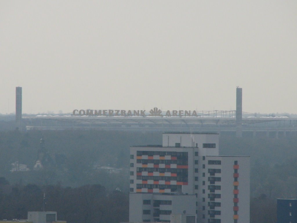 Commerzbank Arena seen from Intercontinental Hotel by 12gseahorse