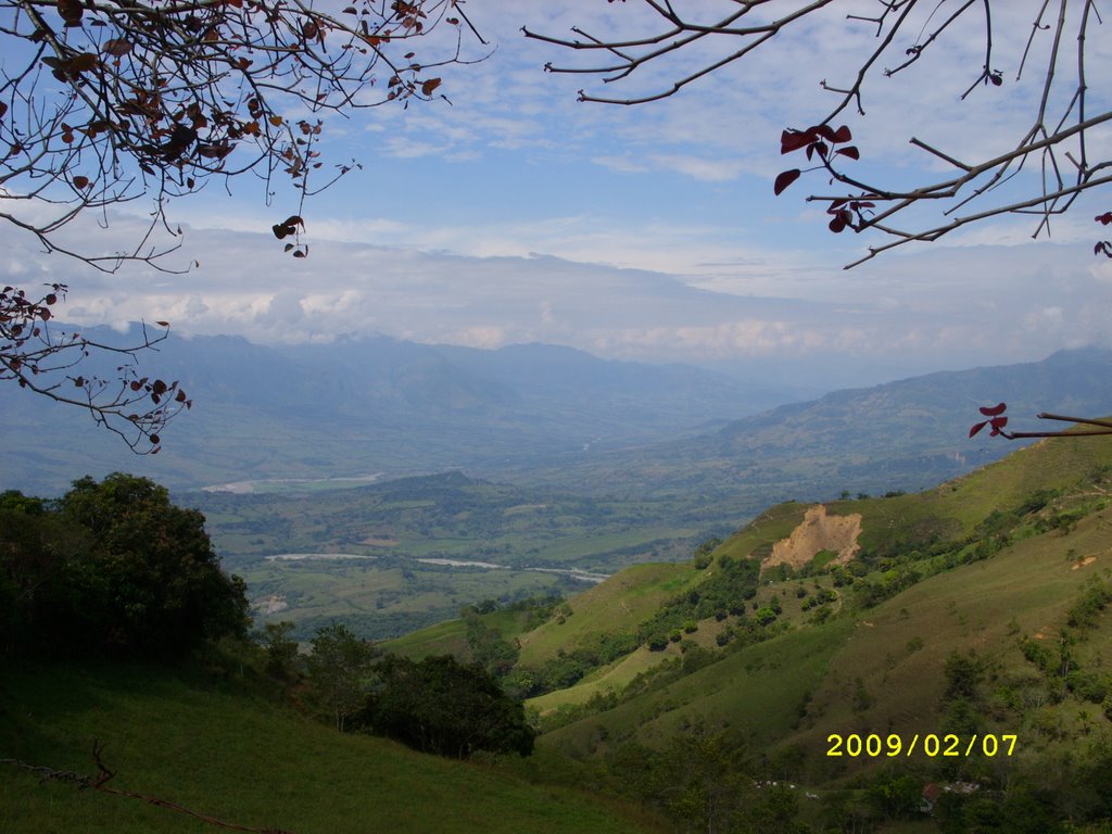 La vega del Cauca desde Damasco Ant. by José María Ruiz Pala…