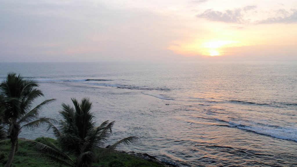 Sunset at Galle Fort by Janath Jay