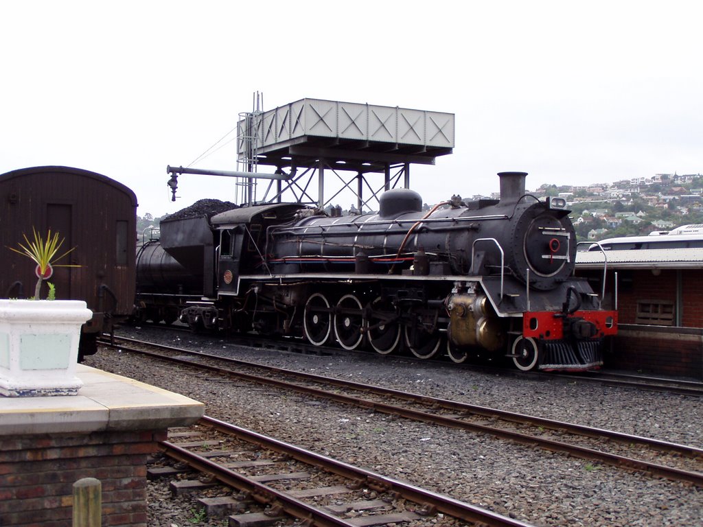 Steam train at Knysna by Chris Saint