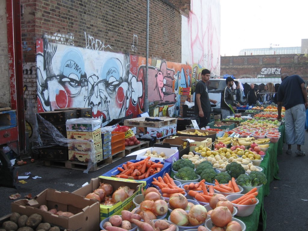 Brick Lane Market by juanenlaciudad