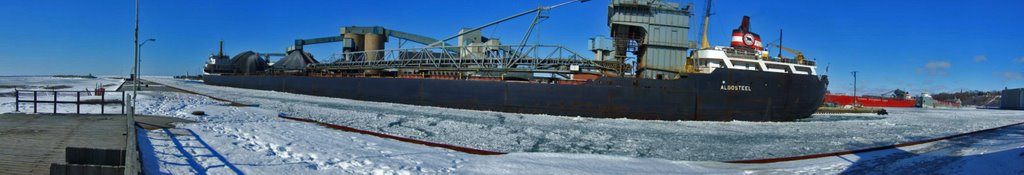 Algosteel Loading Salt in February by rianallen